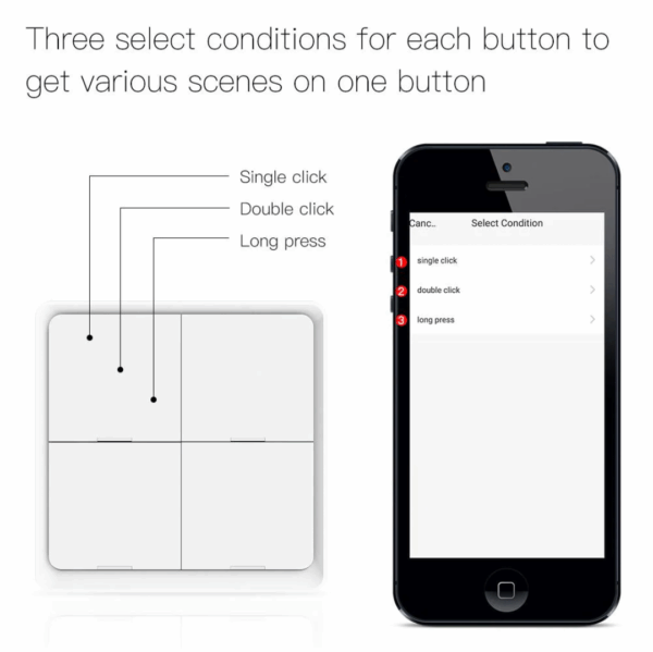 Smart Switch MultiScene ZigBee - Imagen 3