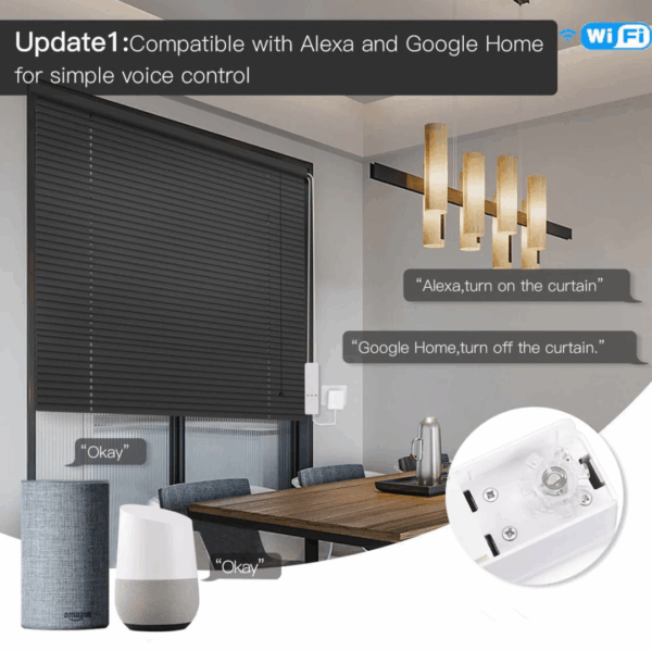 Smart Motorized Chain Roller Blinds WiFi - Imagen 4