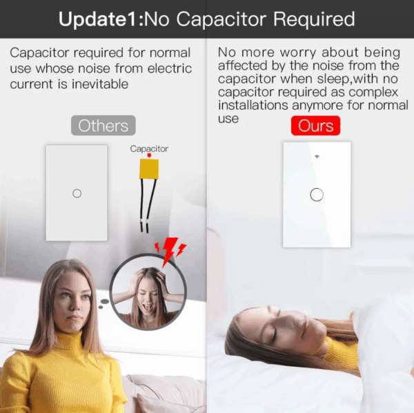 Smart Light Wall Touch Switch ZigBee - Imagen 2