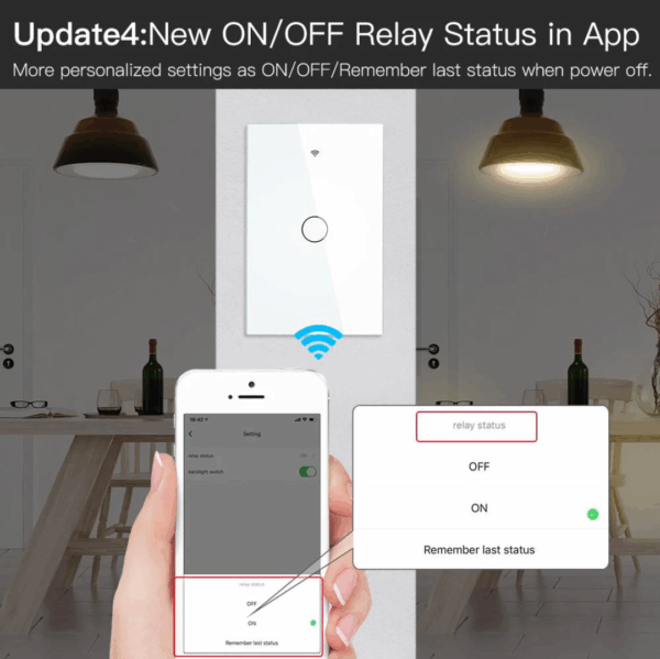 Smart Light Wall Touch Switch ZigBee - Imagen 5