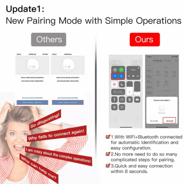 Smart Light Wall Touch Switch WiFi - Imagen 4