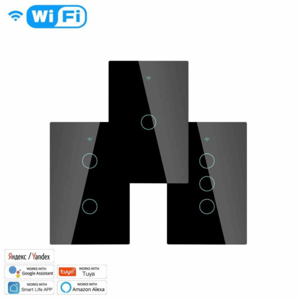 Smart Light Wall Touch Switch WiFi - Imagen 3