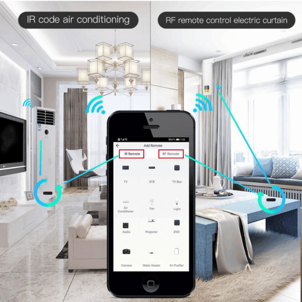 Smart RF IR Universal Controller WiFi - Imagen 5
