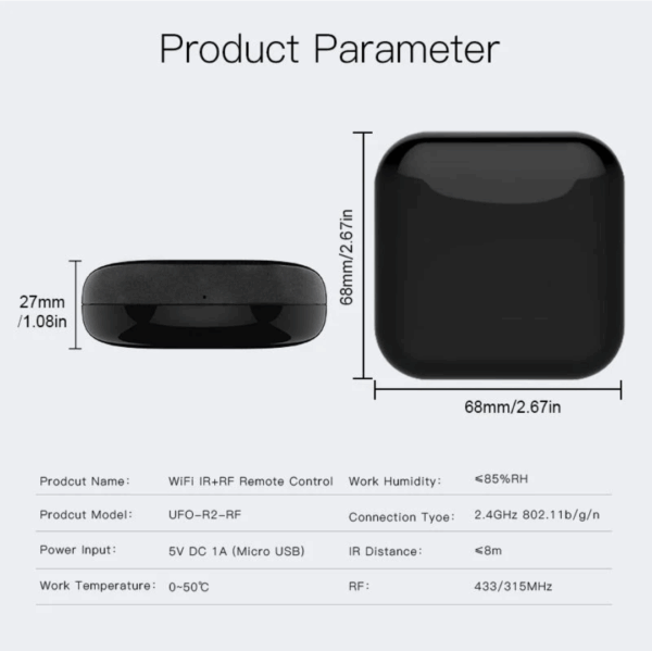 Smart RF IR Universal Controller WiFi - Imagen 7