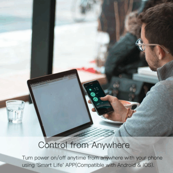 Smart Wall Socket with USB WiFi - Imagen 4