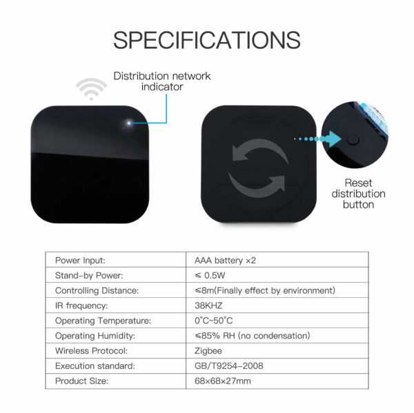 Smart IR Universal Controller ZigBee - Imagen 7