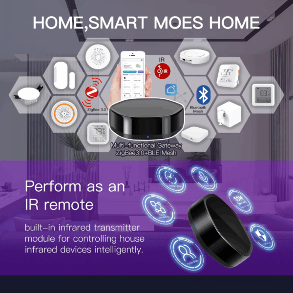 Smart IR Universal Controller Multi-function Gateway - Imagen 3